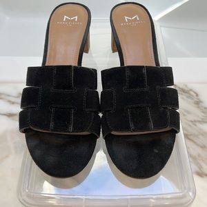 Marc Fisher LTD black suede size 8 1/2